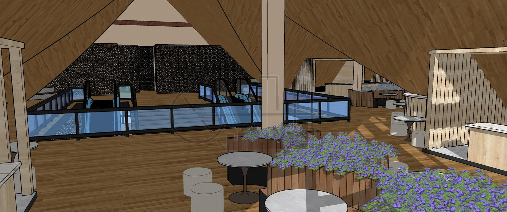 Pavilion 2nd Floor Lounge Area Interior