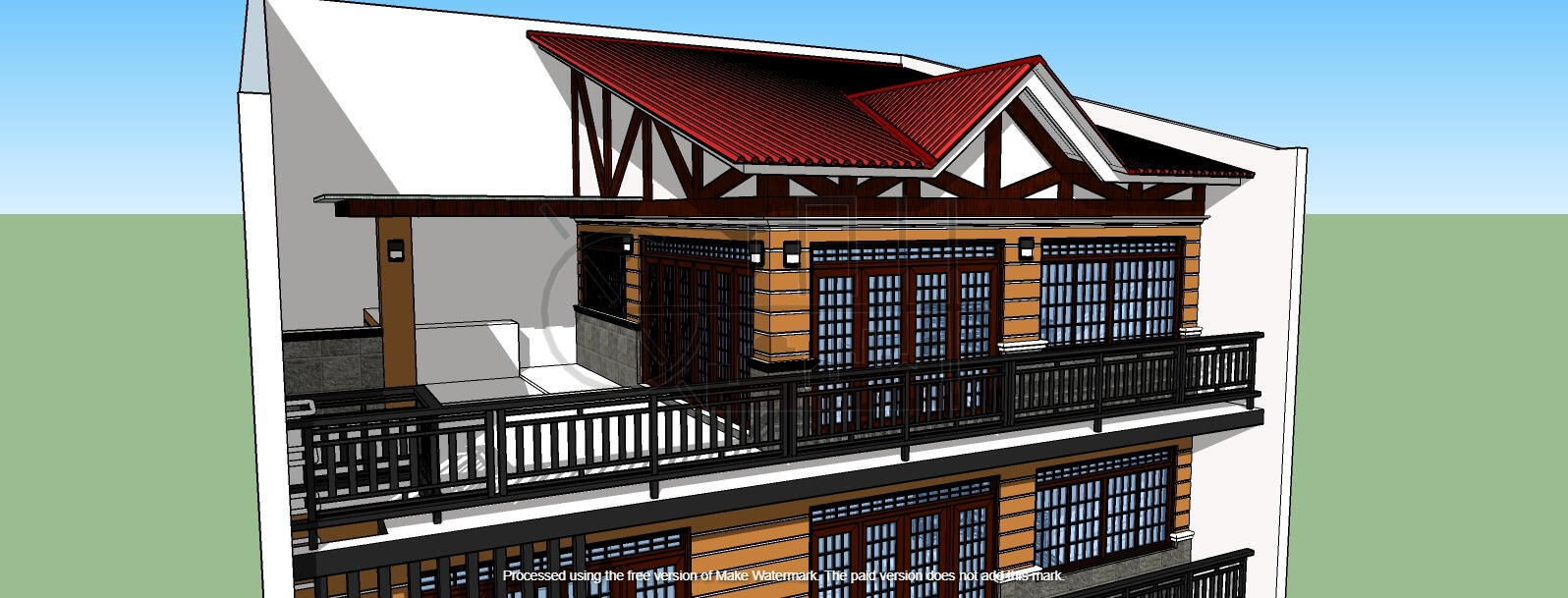 Proposed 2 Storey Residential with Roof Deck (Scheme 2)