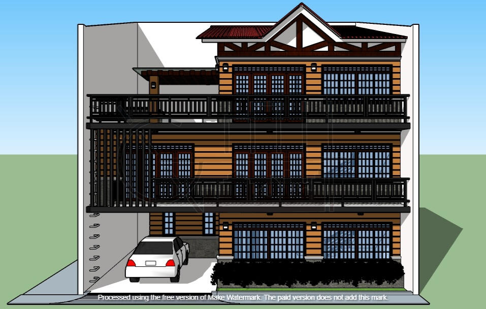 Proposed 2 Storey Residential with Roof Deck (Scheme 2)