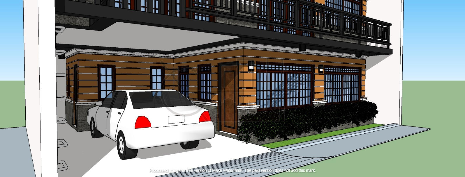 Proposed 2 Storey Residetial with Roof Deck (Scheme 2)